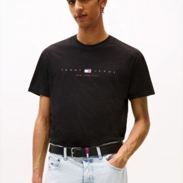 Tricou Tommy Hilfiger TJM REG FLAG LINEAR SS TEEEXT