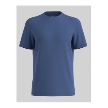 Tricou uni regular fit - cu decolteu la baza gatului