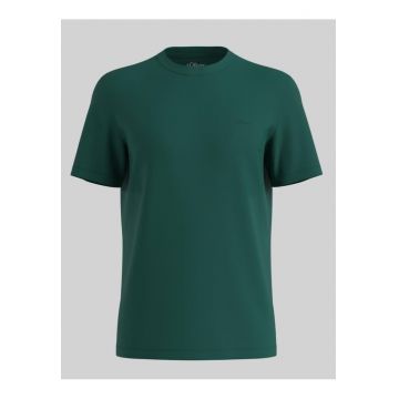 Tricou uni regular fit - cu decolteu la baza gatului
