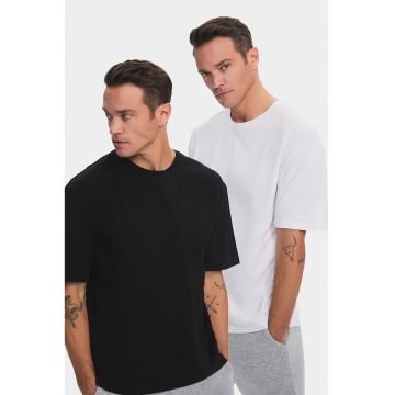 Set de tricouri supradimensionate de bumbac - 2 piese