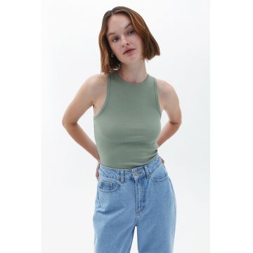 Top crop din amestec de bumbac