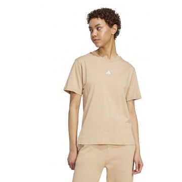 Tricou cu decolteu la baza gatului si logo discret
