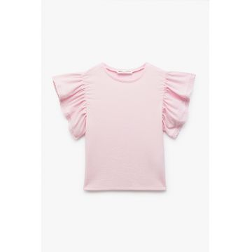 Tricou cu maneci butterfly