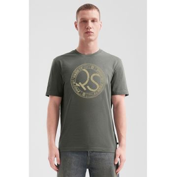 Tricou de bumbac cu logo