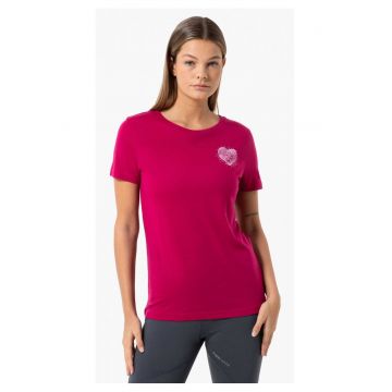 Tricou din amestec de lana Little Heartwood
