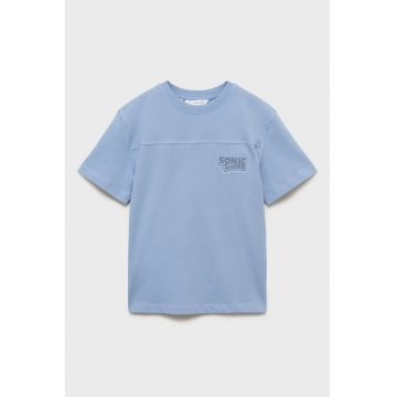 Tricou din bumbac cu imprimeu desene animate