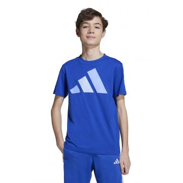 Tricou din bumbac cu imprimeu logo pe piept