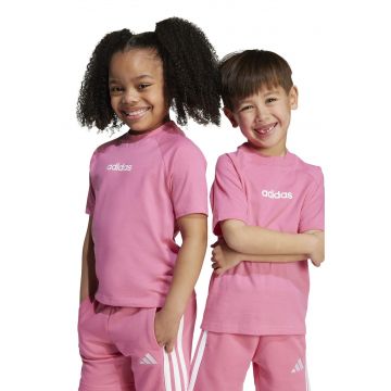Tricou din bumbac cu logo pe piept
