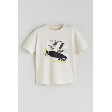 Tricou din bumbac cu model grafic