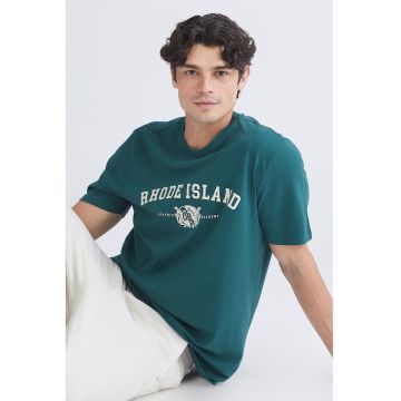 Tricou din bumbac cu text