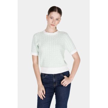 Tricou din tricot cu model