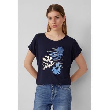 Tricou lejer cu decolteu rotund