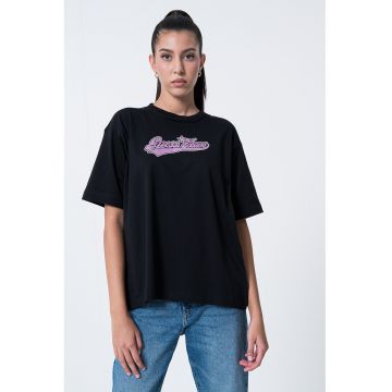 Tricou lejer cu imprimeu logo