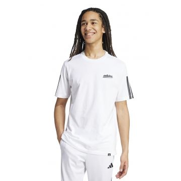 Tricou lejer cu imprimeu logo pe piept