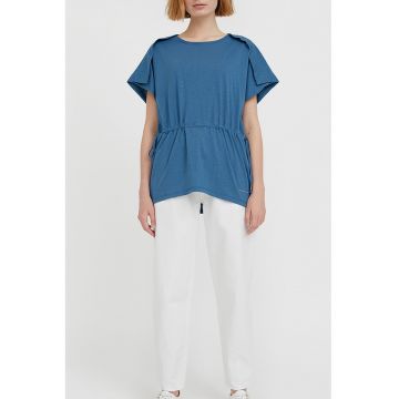 Tricou lejer cu snur de ajustare