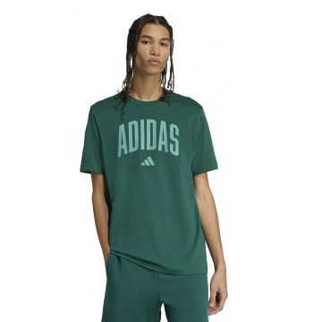 Tricou lejer de bumbac cu imprimeu logo