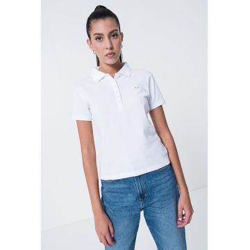 Tricou polo cu buzunar mic pe piept