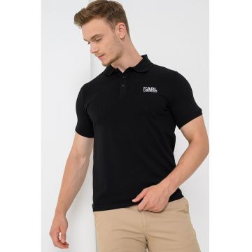 Tricou polo cu logo discret