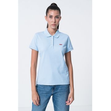 Tricou polo cu logo pe piept