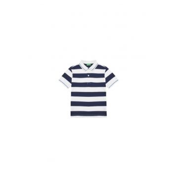 Tricou Polo pentru baieti  39QAC301T - Bumbac - Bleumarin