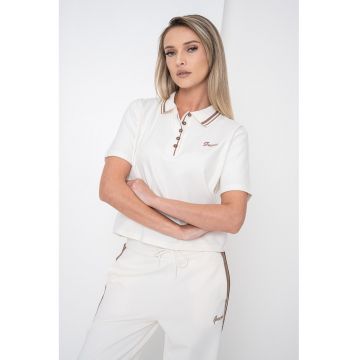 Tricou polo relaxed fit