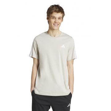 Tricou regular fit cu decolteu la baza gatului