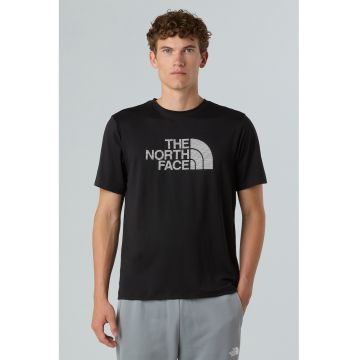 Tricou regular fit cu decolteu la baza gatului pentru fitness