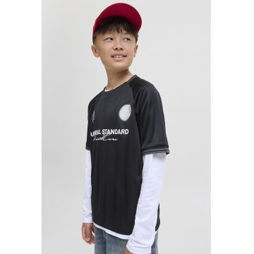 Tricou regular fit cu model text