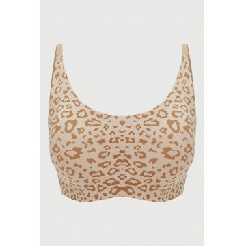 Sutien cu burete subtire si animal print