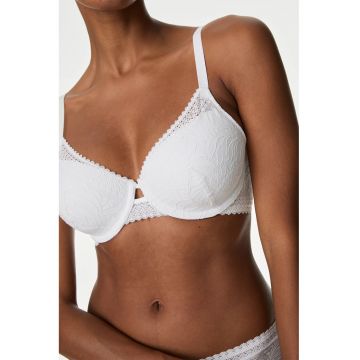 Sutien din dantela cu strat exterior de dantela