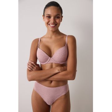Sutien push-up cu animal print