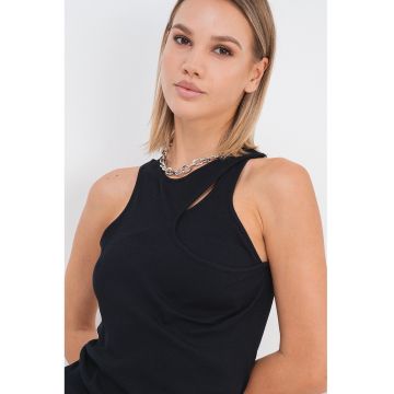 Top striat cu bretele racerback Profeta