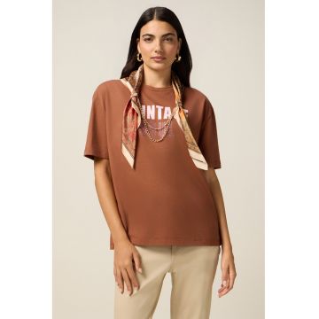 Tricou cu accesoriu cu esarfa