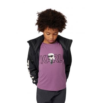 Tricou de bumbac cu imprimeu logo
