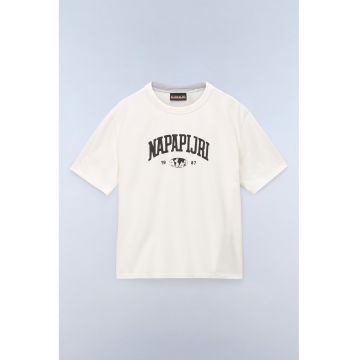 Tricou cu imprimeu logo pe partea din fata si pe partea din spate