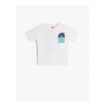 Tricou cu imprimeu pe partea din spate