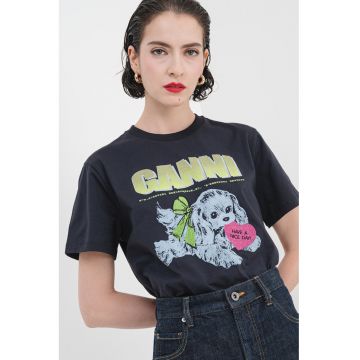 Tricou de bumbac cu imprimeu grafic