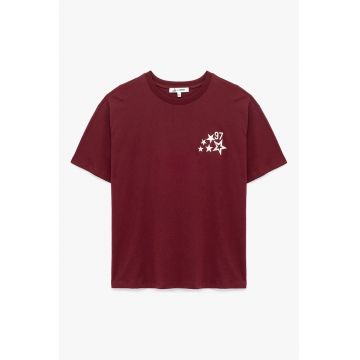 Tricou de bumbac cu imprimeu pe spate