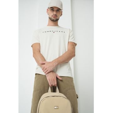 Tricou de bumbac cu logo brodat