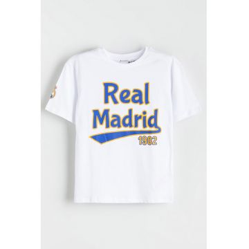 Tricou de bumbac cu Real Madrid