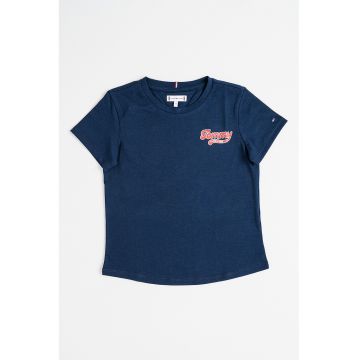Tricou din amestec de bumbac cu logo