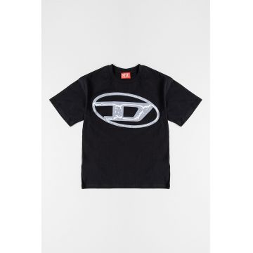 Tricou din bumbac cu logo supradimnesionat Bonnie