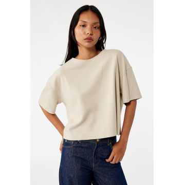 Tricou lejer cu maneci cazute