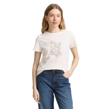 Tricou regular fit din bumbac cu imprimeu