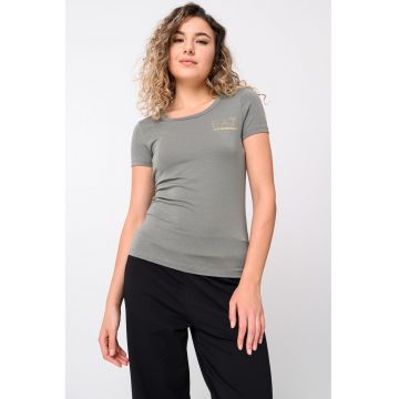 Tricou slim-fit din amestec de modal
