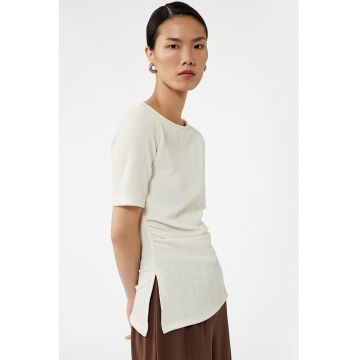 Tricou slim-fit uni