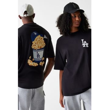 Tricou supradimensionat unisex cu imprimeu grafic pe partea din spate