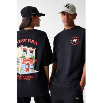 Tricou unisex cu model grafic pe spate