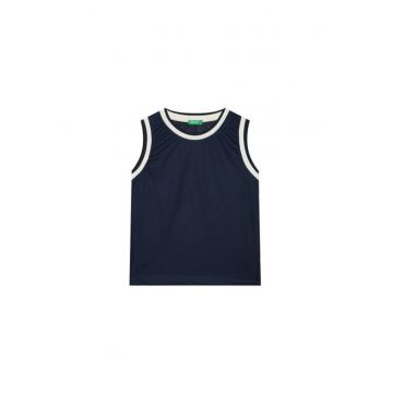 Maiou pentru baieti  3FJGCH01V - Poliester - Bleumarin