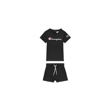 Set tricou si pantaloni scurti pentru baieti  307055 - Bumbac - 86 CM - Negru